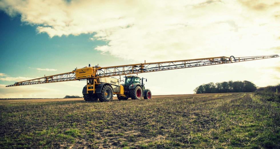 Fully unfolded spray boom def 1 0