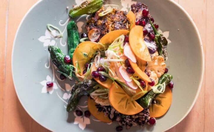 La gastronomie végétalienne en Californie