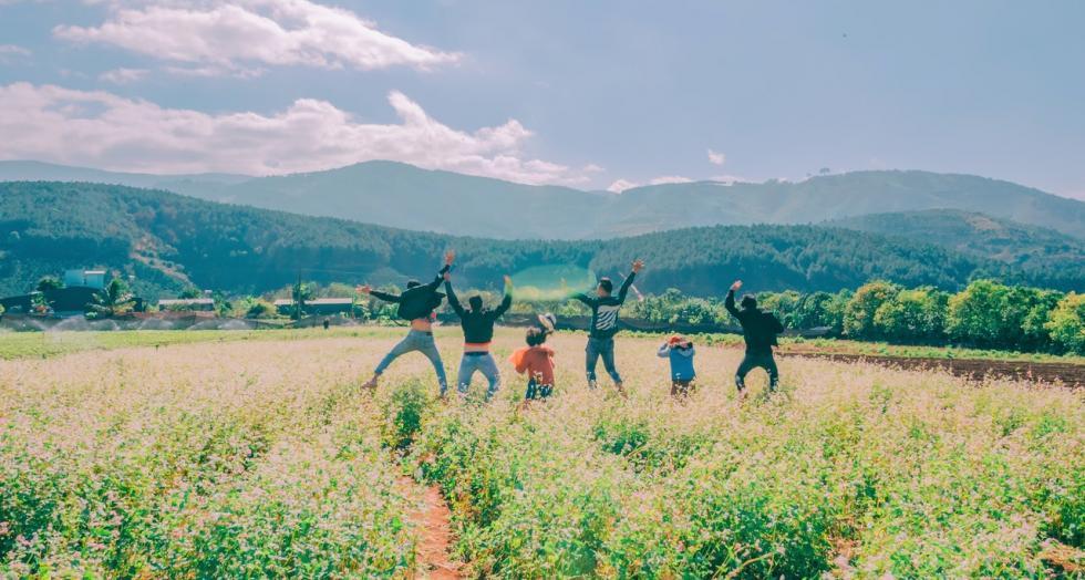 Five people jumping in open field 1406864 1 0 0 0 0 0 0 0 0 0 0 0 0 0 0