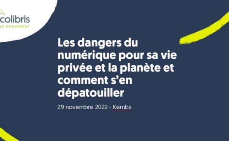 Webinaire « Les dangers du numérique pour sa vie privé » en rediffusion