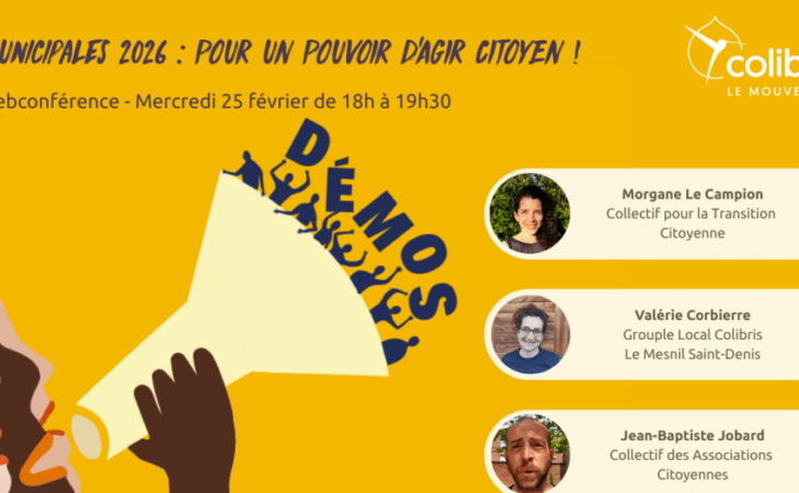 Municipales 2026 : choisir l’écologie et la démocratie !