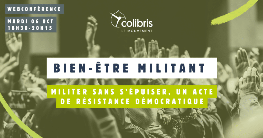 Webconf bien etre militant banniere officielle colibris 2